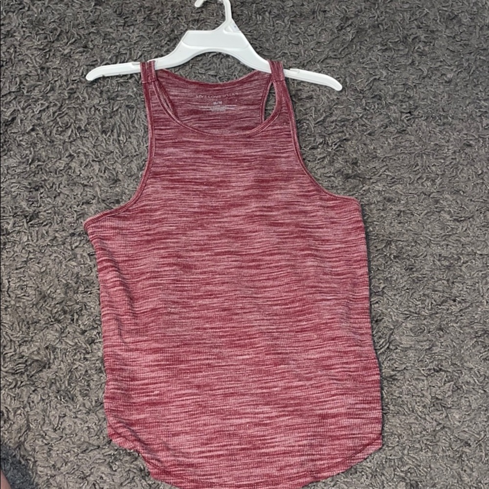 Maroon tank top